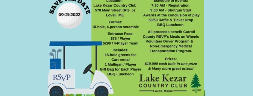 2nd Annual Lake Kezar Charity Golf Tournament - Sept 21st