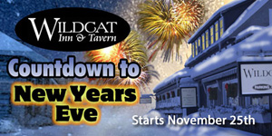 Wildcat Tavern Countdown to New Years Gift Certificate Sale